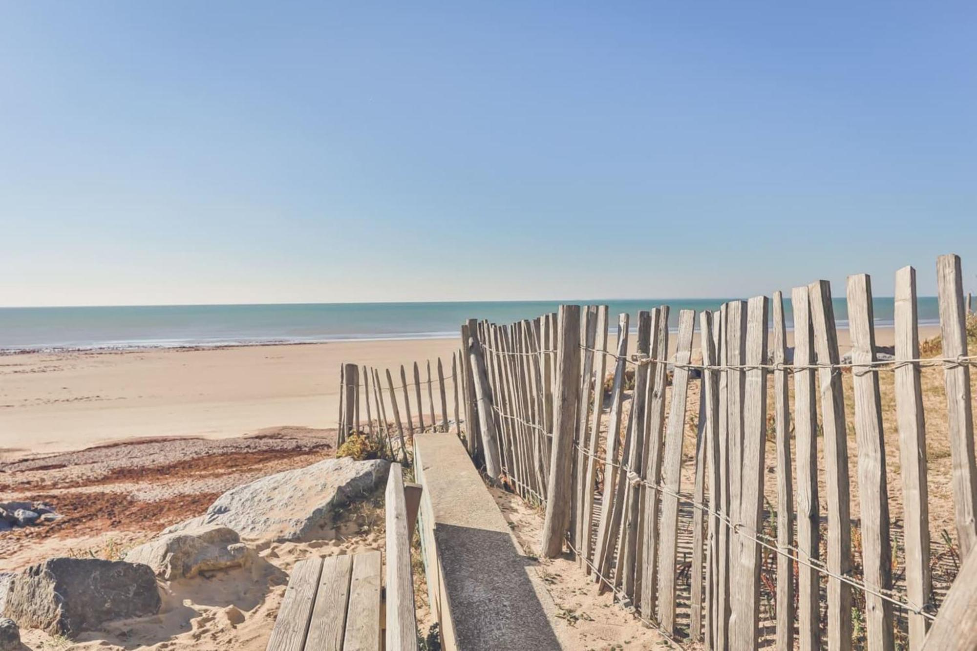 Joli T2 bord de mer - St Hilaire de Riez Plage-des-Demoiselles Eksteriør bilde